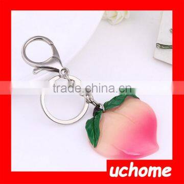 UCHOME Newly Designed Fruit Shaped Key Chain With Metal Hook