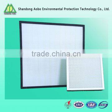 HVAC, H13/14 Wood Frame Aluminum Separator Deep-pleated HEPA Filter for Cleanroom photo-2