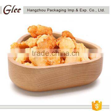 Lovely pretty unique Peanut shape ceramic fruit food snack plate for kitchen serveware