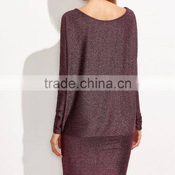 Hot Pink Long Sleeve Elastic Cotton Warm Party Dresses Vestidos Sexy Mini Pencil Club Bodycon Bandage Dress photo-6