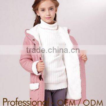 2015 New Blue Knit Cardigan Cotton Warm Baby Girl Sweater photo-2