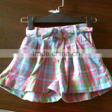 GIRL'S YARN DYE SKIRT