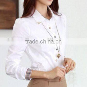 chiffon Business Ladies' Blouse100%POLYESTER/Business Suits