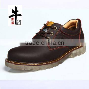 Transparent soles cow genuine leather shoes casual fashion have sample for men, adult business casual shoes fashion high quality