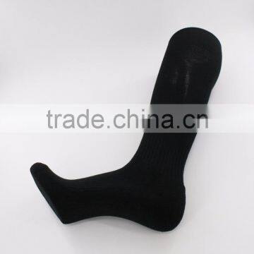 Black Nylon Knee High Soccer Wholesale Socks Men photo-6