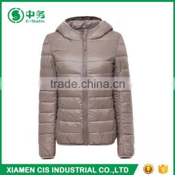 New Style Winter Ultra Light Slim Fit Women Goose Down Filled Jacket photo-5