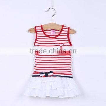 MGOO Brand Design Cotton Knitted Little Baby Garment Dress Wholesale Vestidos De Noche Dresses CS006 photo-2