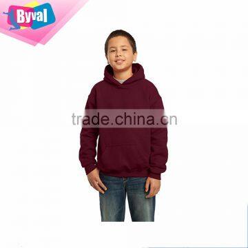 Boys Pullover Hoodies Anti Pilling Big Girls Blank Hoodie 1x1 Rib Knit Hooded Pocket Sweatshirt Wholesale Casual Sports Hoody photo-4