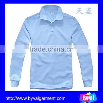 OEM Plain Polo Shirt for Man Long Sleeve Polo Shirt Low Price Polo Shirt photo-4