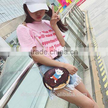 Dubai Fashion Women Bag Lady Wholesale Cheap Handbags Chain Round Design Beauty Small Bag photo-3