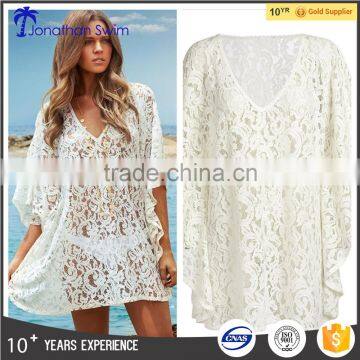 hot summer woman swimwear lace beach cover