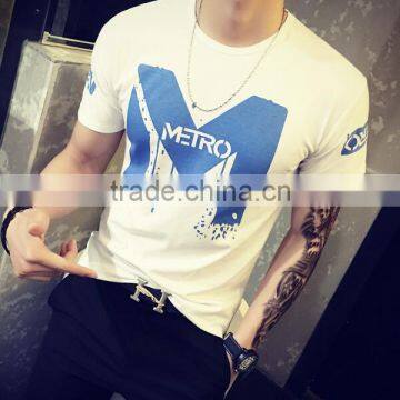 MC1151 2016 Fashional and Pretty Round Collar Summer T Shirt for Men