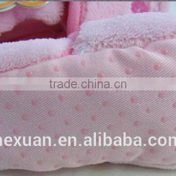 B80000C Winter Thick Baby Indoor Shoes, I Love Mama/Tata,Kids Winter First Walkers,Newborn Warm Shoes, photo-2