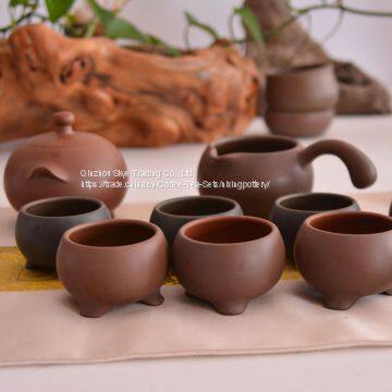 Vintage Chinese Modern Classic Handmade Tea Pot Set With Tea Cups