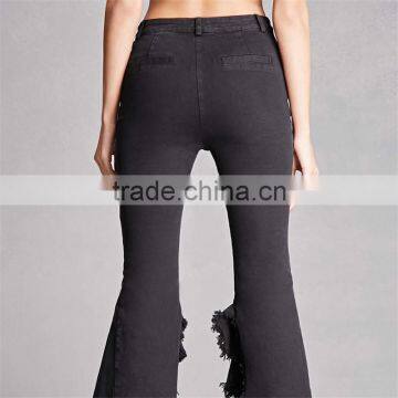 New Style Funky Rehab Flared Ankle Dress Pants for Womens photo-5