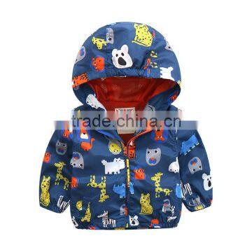 2017 Top Quality Baby Boy Jacket Wholesale Baby Clothing Animal Boy Outdoor Jacket photo-2