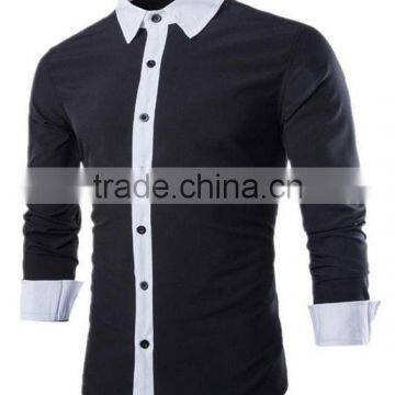Formal Casual Suits Men Slim Casual Long Sleeve Shirt