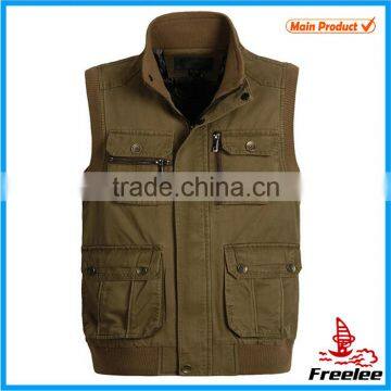 Mens Safari Vest, Out Door Men's Casual Vest Wear