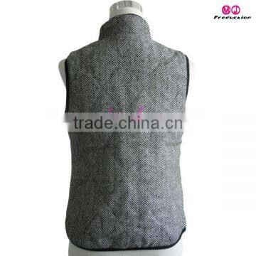 FACTORY Wholesale Herringbone Woman Vest photo-4