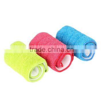 3 Colors Replacement Microfiber Washable Mophead Wet and Dry Cleaning Mop Pads Fit Flat Spray Mops Household Cleaning Tools photo-4