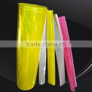 China Dongguan Colorful no Seams Reflective Pvc Vinyl Rolls