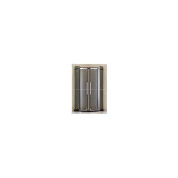 6mm gray tempered glass quadrant shower enclosure