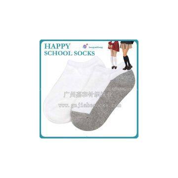 Customize School Logo Cotton Socks for Student photo-1