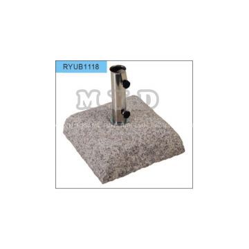 35Kgs Square Grey Granite Crude Umbrella Base