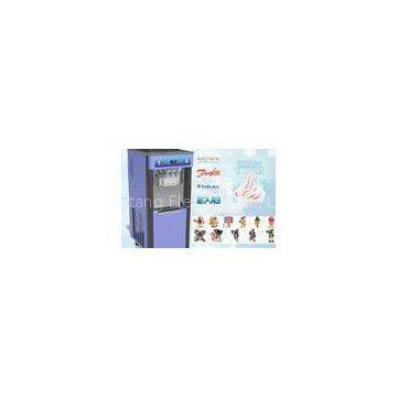 Pre-Cooling System Soft Serve Ice Cream Machines , Auto Cleaning System