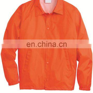 2016nylon Coach Jacket Men's Netball/sports/outdoor Custom Sublimation Microfiber Coach Jackets Wholesale