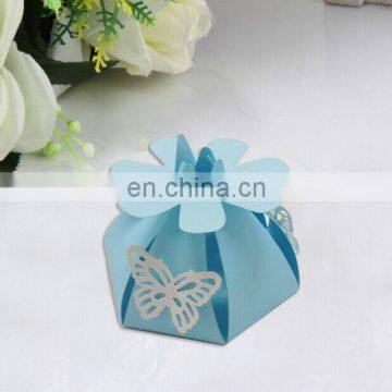 Unique beautiful flower design paper candy boxes for sale