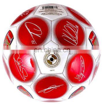 Machine Stitched Shiny Size#5 PVC Football/Soccer Ball