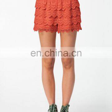 Wholesale Elegant Ladies Crochet Lace Shorts Lace Shorts photo-6