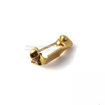 15mm Small Size Brass Badge Pin Back Wearing on Breast photo-3