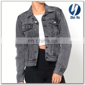 Fashion casual China brand wholesale jeans jacket