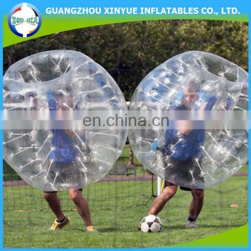 Super quality plastic clear TPU bumper ball human bumper ball