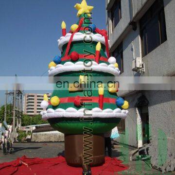 Giant Christmas Inflatable Decoration , Inflatable Christmas Color Tree, Christmas Outdoor /indoor Decoration for Sale photo-2