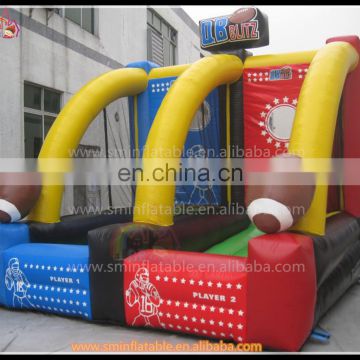 Hottest inflatable rugby ball field, inflatable shooting sport field for entertainment