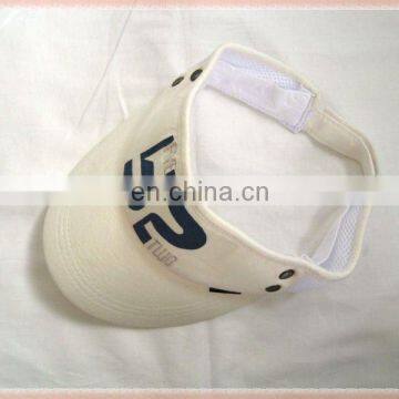 hot sell embroidered and printed visor caps