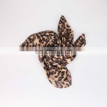 Store fashion joker multi leopard print pashmina chiffon silk shawls scarf