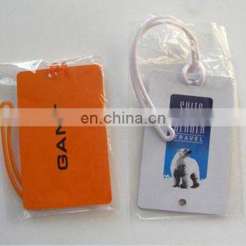 pvc luggage tag