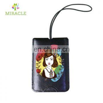 i-transfer pu leather luggage tag