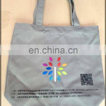 Carry bag with handle printed cotton canvas carry bag