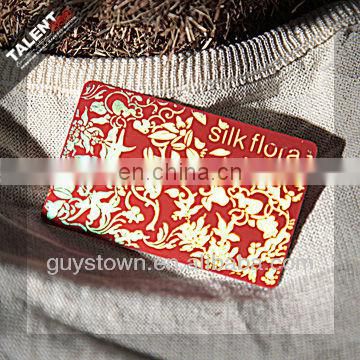 custom Stamping Laser Gold VIP Business hard Plastic Card