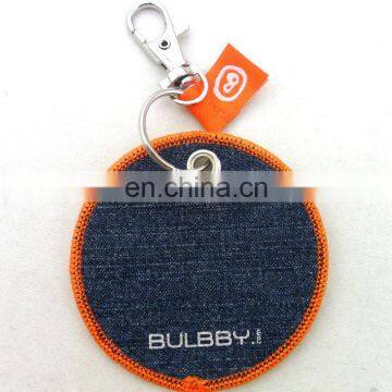 custom fabric keychain for promotion