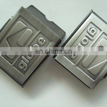 custom metal coat belt buckle with personality logo