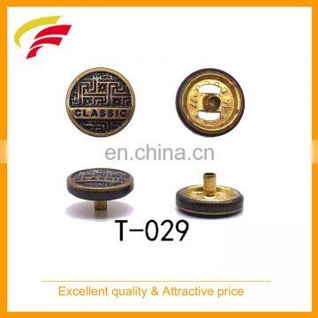 15mm classic brass snap button for jacket