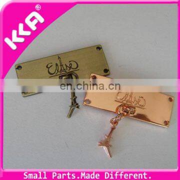 Nice metal logo label/zinc alloy label