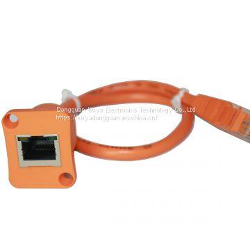 RJ45 Cable Network extension  Lamp screen wire With ears Cable