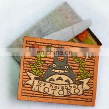 iron on name clothing label design embossed woven label